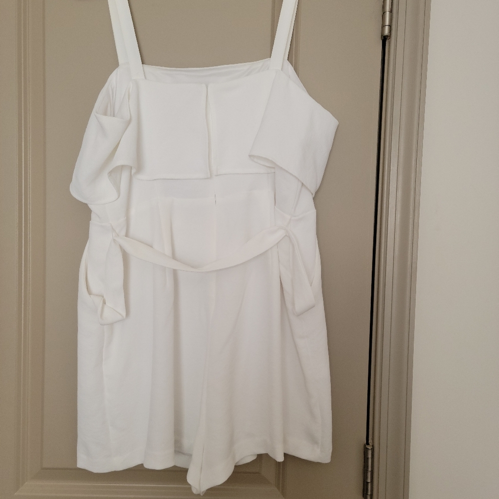 Express Ruffle Cami Romper - Picture 7 of 12
